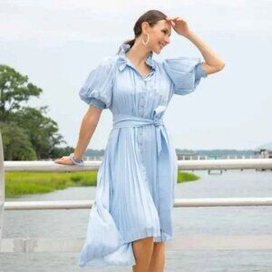 Emily McCarthy Rowan Dress in Sail Blue
